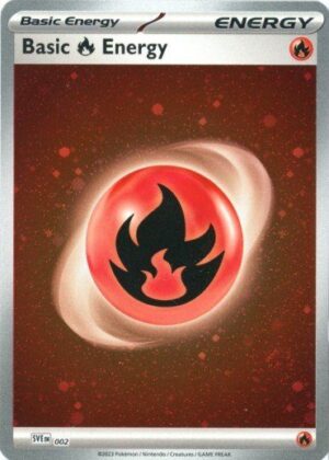 Fire Energy 2023 - Cosmos Holo - Pokemon