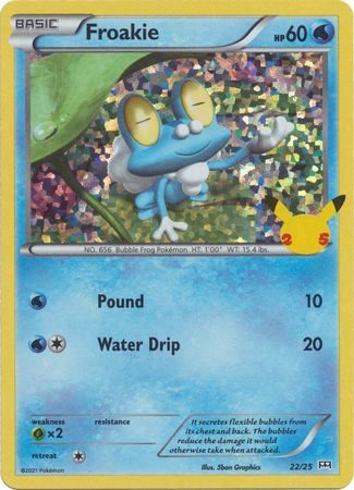 Froakie – 22/25 (Holo) – 25 års jubilæum – McDonald’s Promo