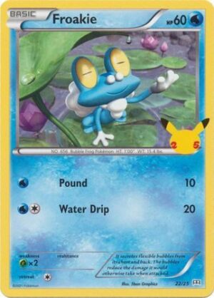 Froakie - 22/25 (Non Holo) - 25 års jubilæum - McDonald's Promo - Pokemon McDonald's Collection 2021