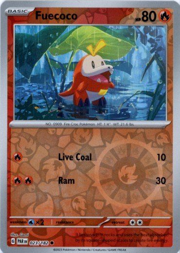 Fuecoco - 023/182 - Reverse