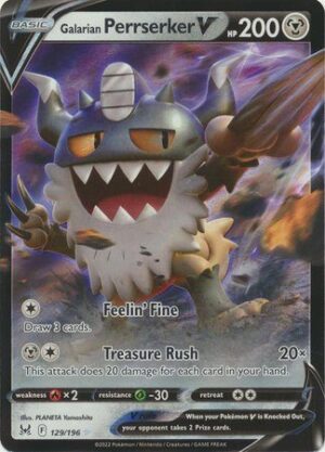 Galarian Perrserker V - 129/196