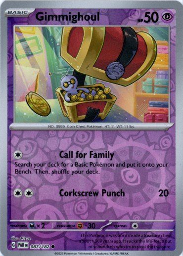 Gimmighoul - 087/182 - Reverse
