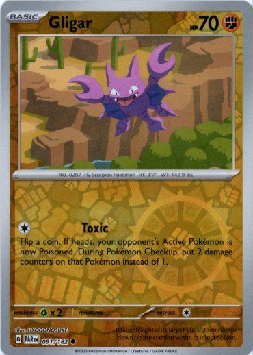 Gligar - 091/182 - Reverse