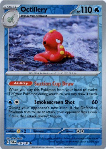 Octillery – 034/182 – Reverse