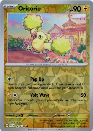 Oricorio - 067/182 - Reverse