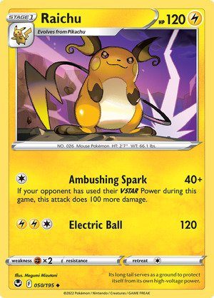 Raichu - 50/195