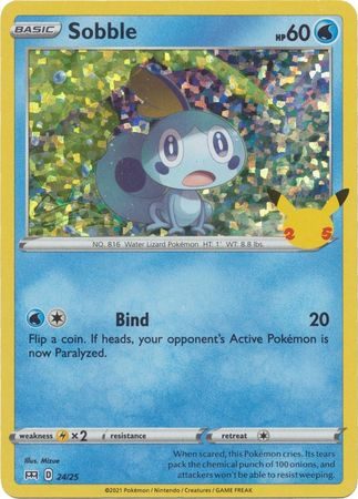Sobble – 24/25 (Holo) – 25 års jubilæum – McDonald’s Promo