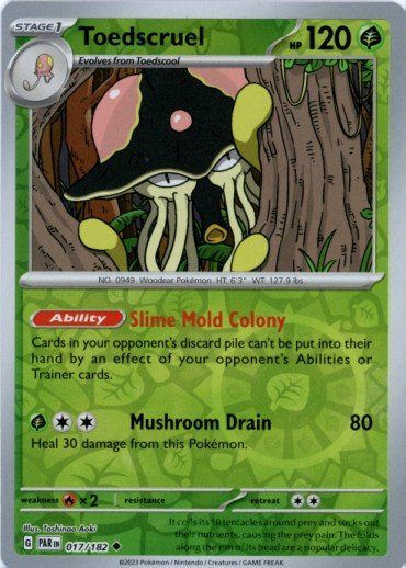 Toedscruel - 017/182 - Reverse