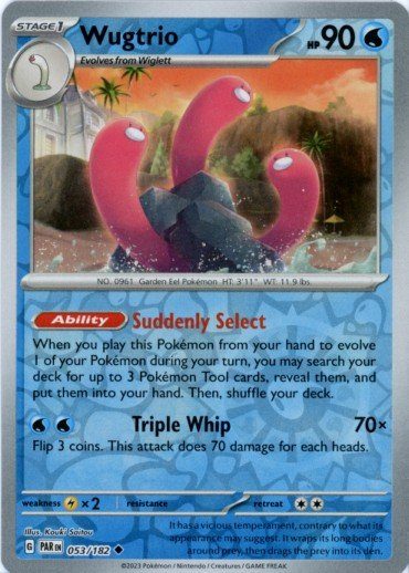 Wugtrio – 053/182 – Reverse