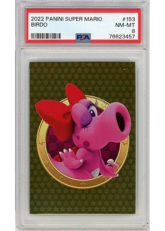 Birdo (Panini Super Mario) 153 PSA 8