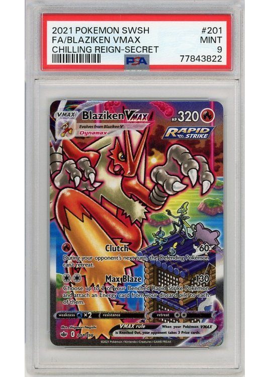 Blaziken VMAX 201/198 PSA 9