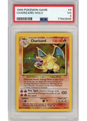 Charizard 4/102 PSA 3