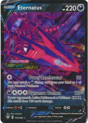 Eternatus V - 116/189 - Darkness Ablaze Stamp - JUMBOkort