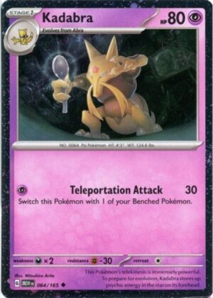 Kadabra - 064/165 - Cosmos Holo