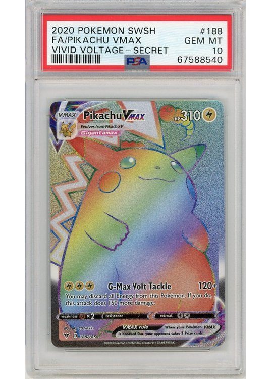 Pikachu VMAX 188/185 PSA 10