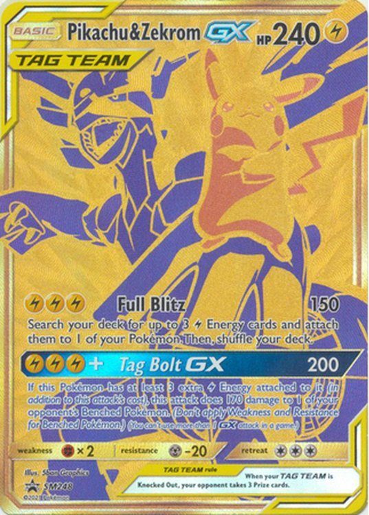 Pikachu & Zekrom GX - SM248 - Pokemon Sun & Moon promo