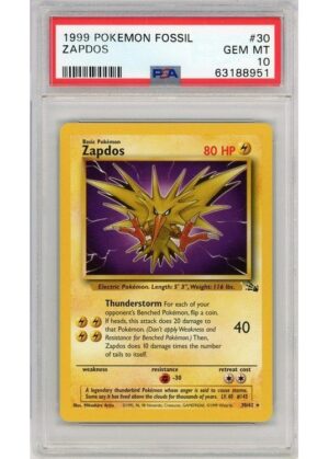 Zapdos 30/62 PSA 10