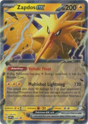 Zapdos ex - SVP049 - JUMBOkort
