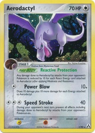 Aerodactyl - 1/92 (Holo)