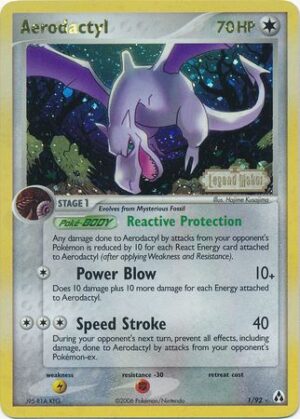 Aerodactyl - 1/92 - Reverse