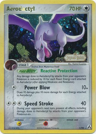 Aerodactyl - 1/92 - Reverse