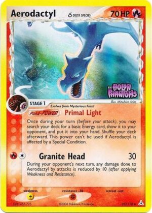 Aerodactyl &delta; - 35/110 - Reverse