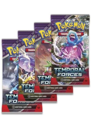 Booster Pack full artwork set (4 stk.) fra SV05 Temporal Forces