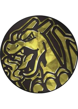 Charizard Pokemon mønt (Guld - Cracked Ice Holo) - Almindelig