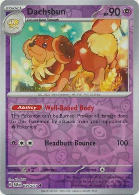 Dachsbun - 039/091 - Reverse