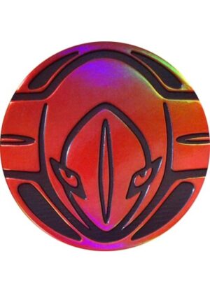 Deoxys Pokemon mønt (Rød - Rainbow Holo) - Almindelig