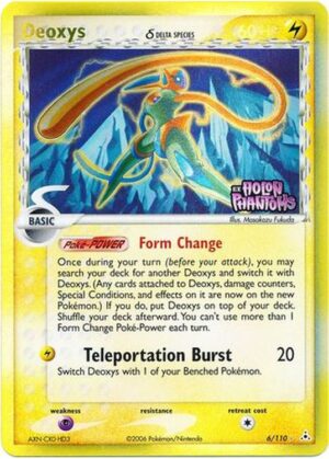 Deoxys &delta; - 6/110 - Reverse