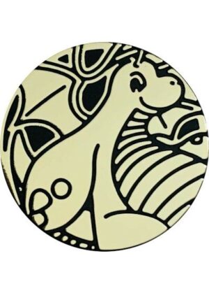 Dragonite Pokemon mønt (Guld - Mirror Holo) - Almindelig