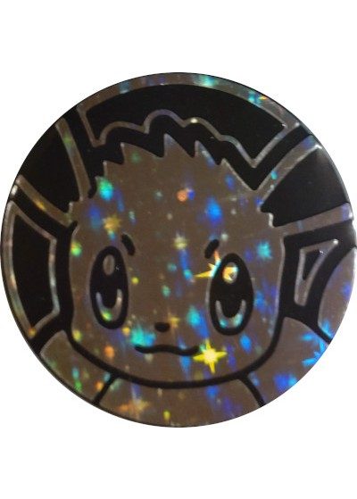 Eevee Pokemon mønt (Sølv - Starlight Holo) - Almindelig