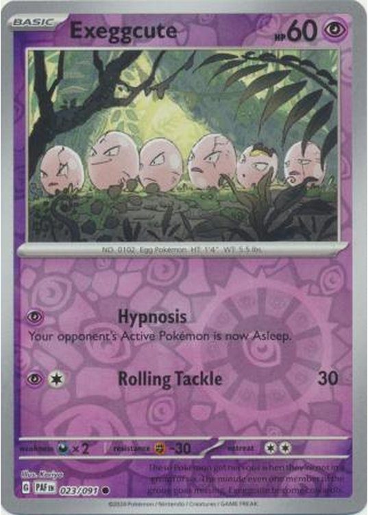 Exeggcute – 023/091 – Reverse