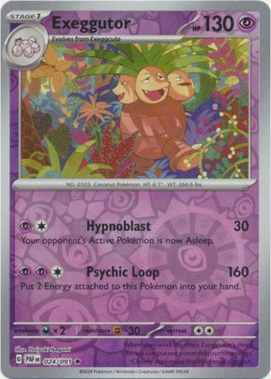 Exeggutor - 024/091 - Reverse