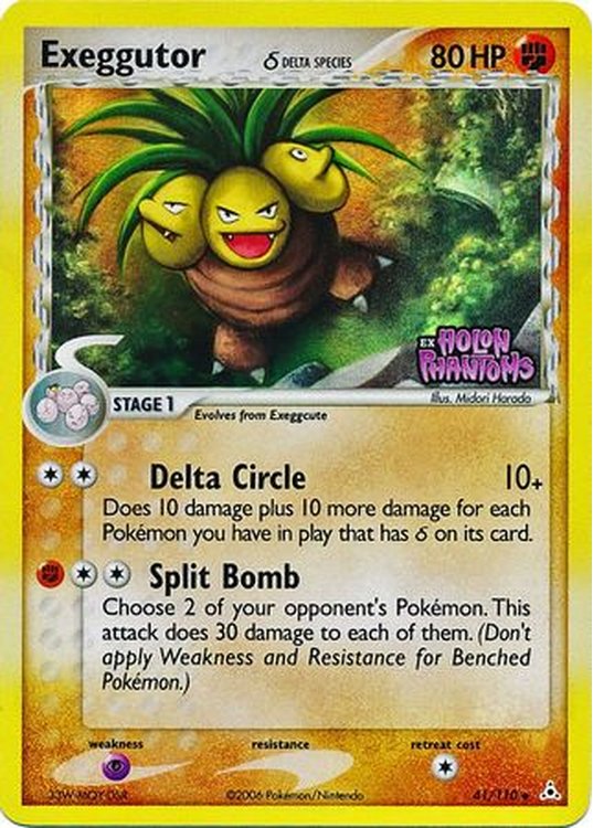 Exeggutor &delta; - 41/110 - Reverse