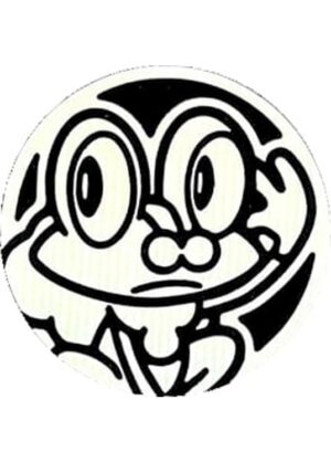 Froakie Pokemon mønt (Sølv - Rainbow Holo) - Almindelig