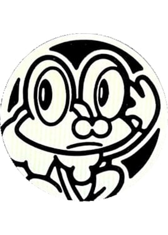 Froakie Pokemon mønt (Sølv - Rainbow Holo) - Almindelig