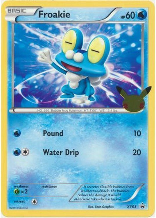 Froakie – XY03 – 25 års jubilæum – JUMBOkort