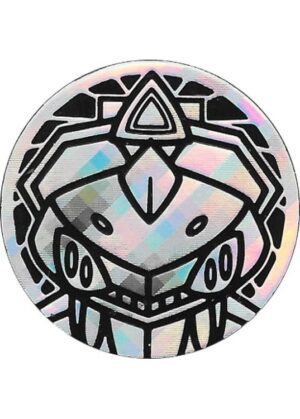 Genesect Pokemon mønt (Sølv - Pixel Holo) - Almindelig