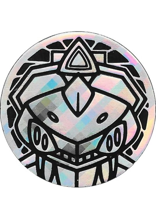 Genesect Pokemon mønt (Sølv - Pixel Holo) - Almindelig