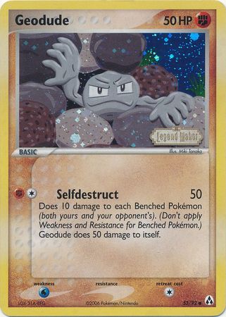 Geodude - 53/92 - Reverse