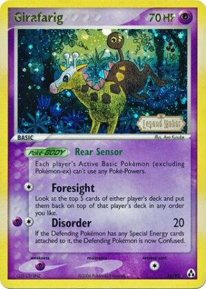 Girafarig - 16/92 - Reverse
