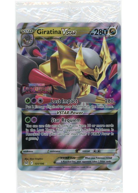 Giratina VSTAR - 131/196 - Lost Origin Stamp - JUMBOkort - Sealed