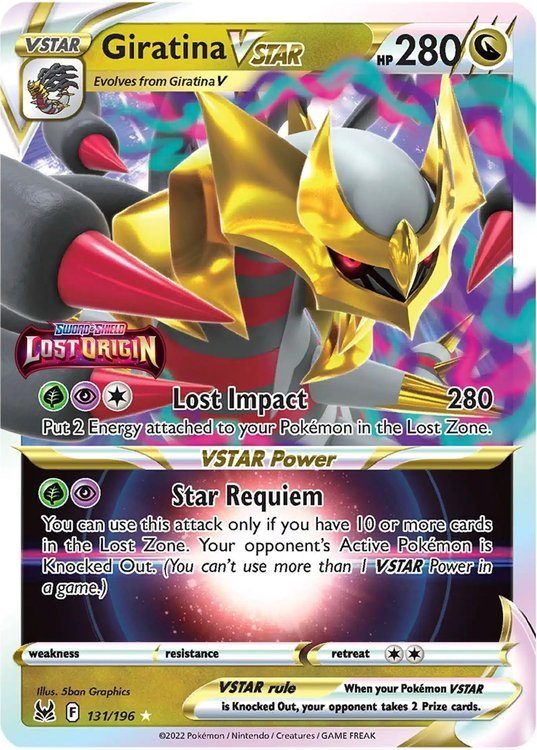 Giratina VSTAR - 131/196 - Lost Origin Stamp - JUMBOkort