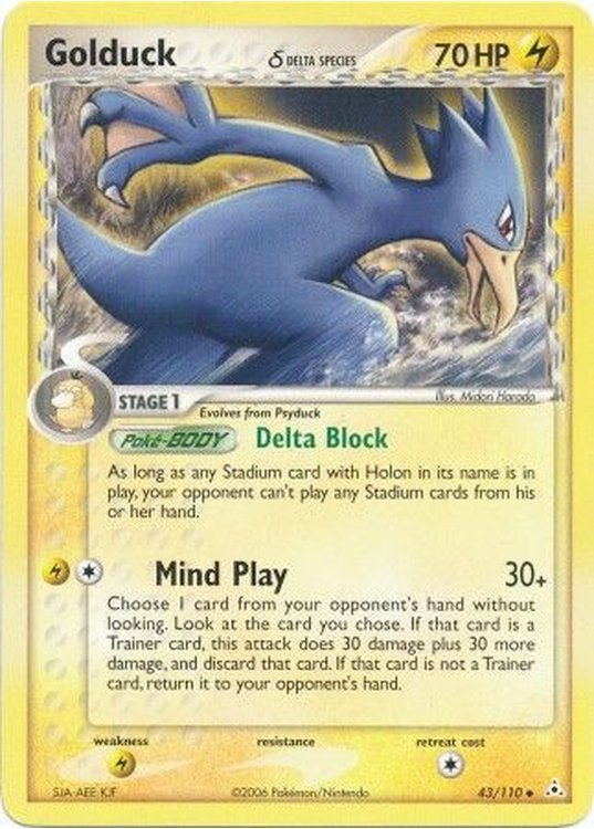 Golduck &delta; - 43/110