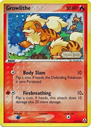 Growlithe - 55/92 - Reverse
