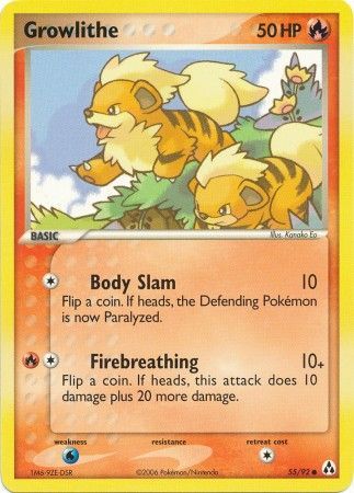 Growlithe - 55/92