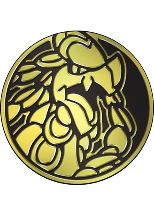 Kommo-o Pokemon mønt (Guld – Mirror Holo) – Almindelig
