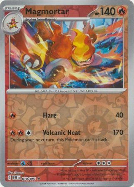Magmortar - 010/091 - Reverse